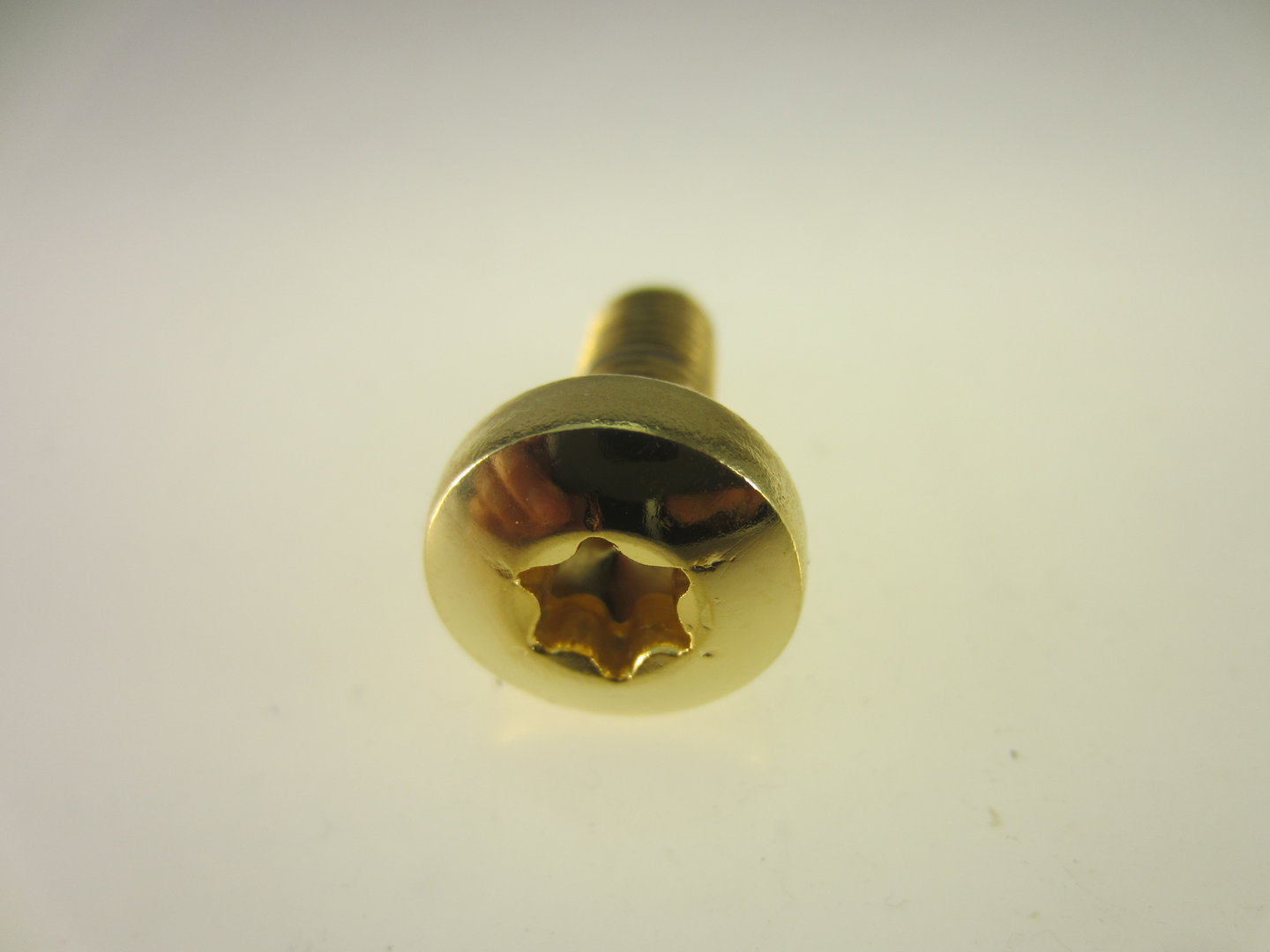 Linsenkopfschraube mit Innensechskant M6x40 GOLD vergoldet M6 Schraube Linsen 
